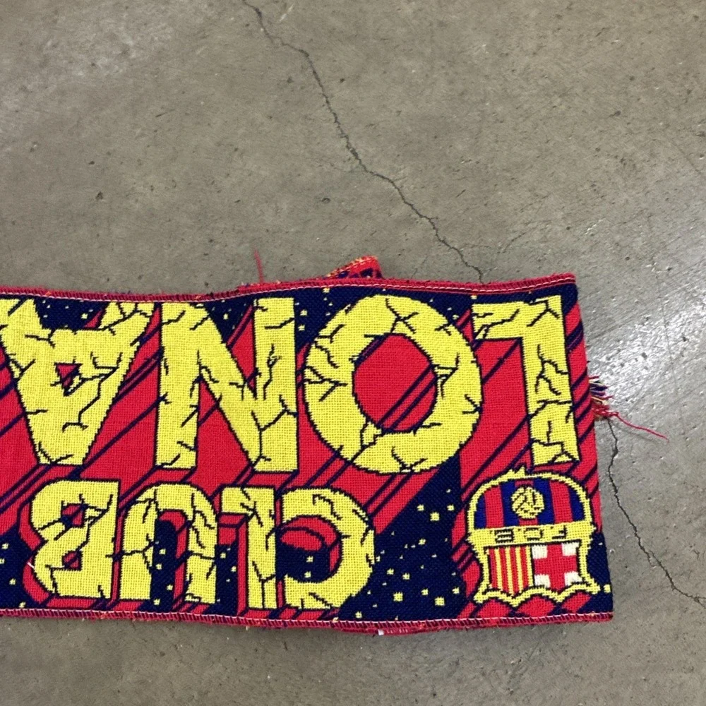 FC Barcelona FAN football scarf Vintage Measured In Photos